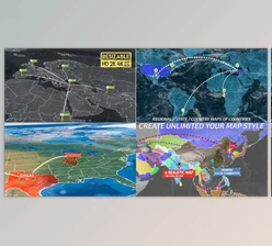 Download World Map Connetction Kit (Videohive 11602298) - AE Project