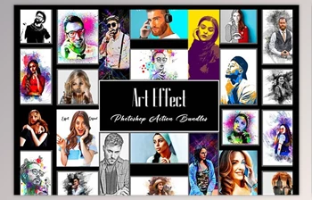 Download Art <span class='badge badge-warning'>Effect</span> Photoshop Action Bundles <span class='badge badge-warning'>CreativeMarket</span> - 10910522