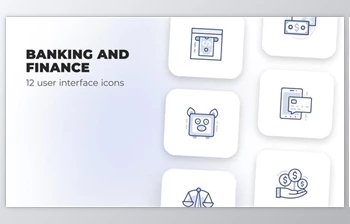 Download <span class='badge badge-warning'>Banking</span> and Finance – User Interface <span class='badge badge-warning'>Icons</span> (Videohive 40109465) - AE Project