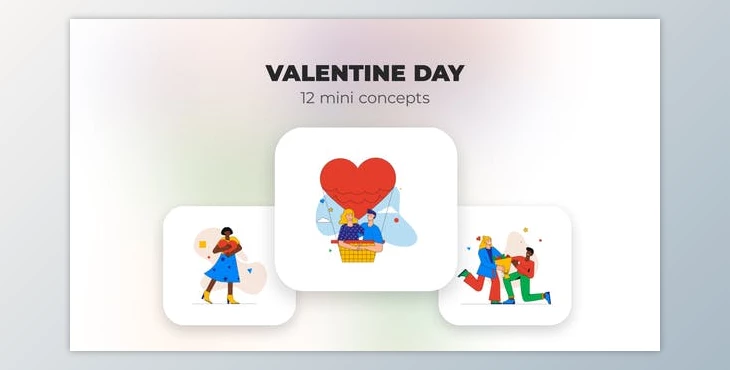 Download Valentine day – Mini concepts (Videohive 39947974) - AE Project