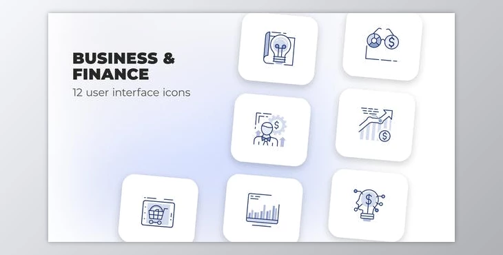 Download Business and Finance – User Interface Icons (Videohive 40109801) - AE Project