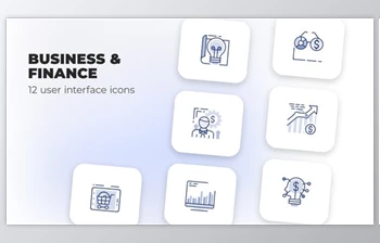 Download Business and Finance – User <span class='badge badge-warning'>Interface</span> Icons (Videohive 40109801) - AE Project