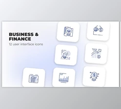 Download Business and Finance – User Interface Icons (Videohive 40109801) - AE Project