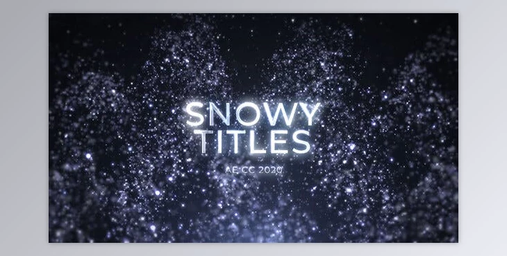 Download Magic Snow Titles (Videohive 42543980) - AE Project