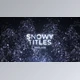 Download Magic Snow Titles (Videohive 42543980) - AE Project
