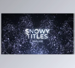 Download Magic Snow Titles (Videohive 42543980) - AE Project