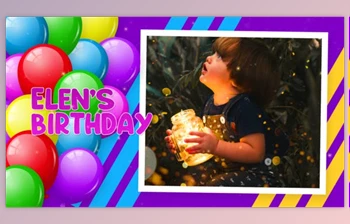 Download <span class='badge badge-warning'>Kids</span> Happy Birthday (Videohive 40152766) - AE Project