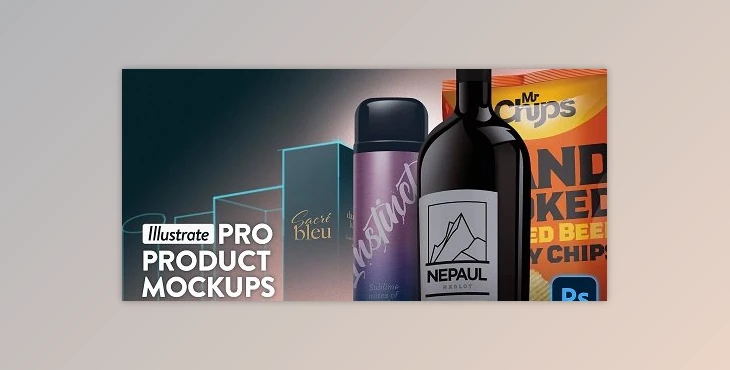 Download Illustrate Pro Product Mockups in Adobe Photoshop by SkillShare