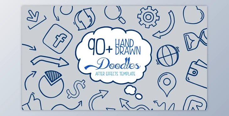 Download Hand Drawn Doodle Pack After Effects (Videohive 40167557) - AE Project