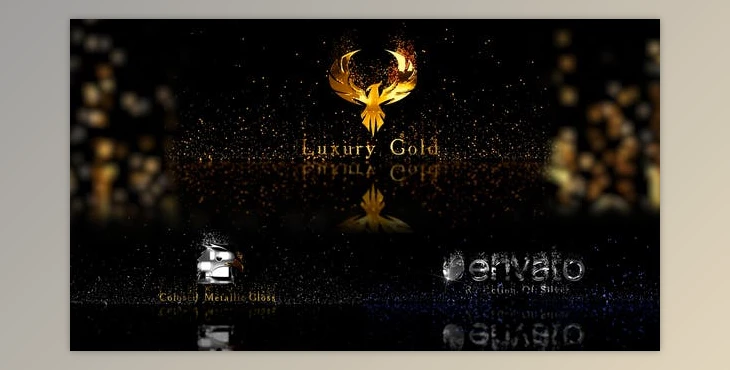 Download Gold Metal And Particles (Videohive 28378701) - AE Project