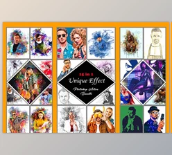 Download Creativemarket – Unique Effect Action Bundle