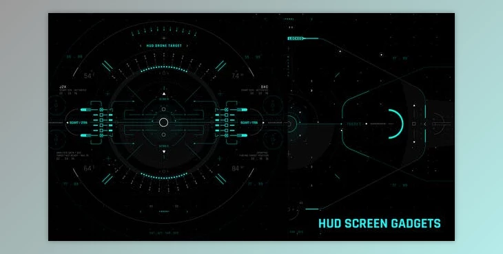 Download HUD Screen Gadgets 1 (Videohive 42640715) - AE Project