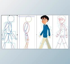 Download Introduction To Cartoon Walk Cycle Animation: Adobe Animate
