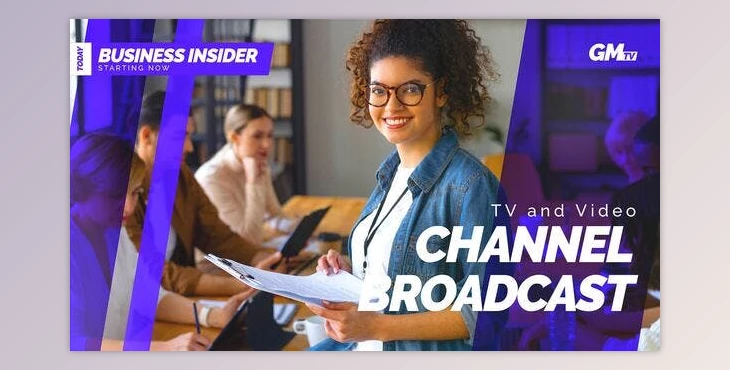 Download TV and Video Channel Broadcast (Videohive 33256280) - AE Project