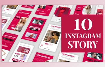 Download <span class='badge badge-warning'>Limited</span> Stock Fashion Instagram Stories (Videohive 33221896) - AE Project