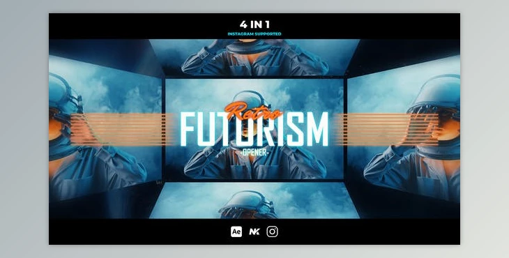 Download Retro Futurism Opener (Videohive 42569571) - AE Project