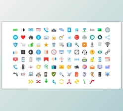 Download 100 User Interface Icons (Videohive 33180948) - AE Project