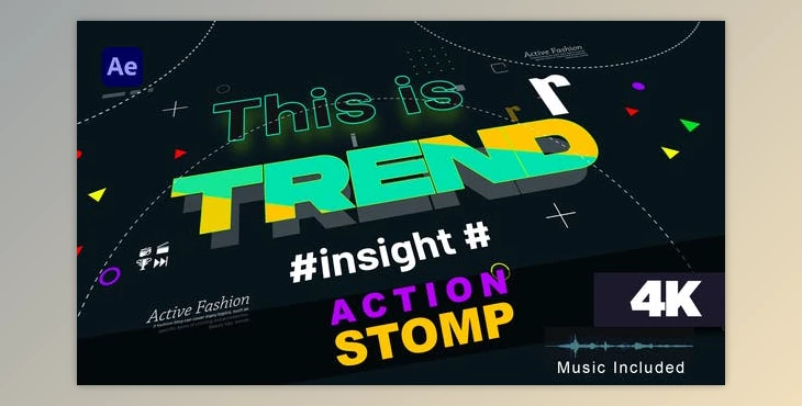 Download Stomp – Action Typography (Videohive 40108175) - AE Project