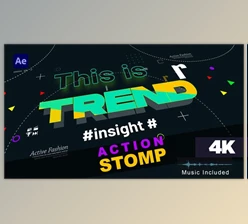 Download Stomp – Action Typography (Videohive 40108175) - AE Project