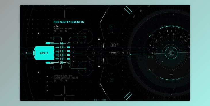 Download HUD Screen Gadgets 2 (Videohive 42725407) - AE Project