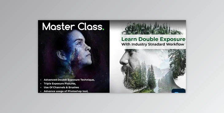 Download Learn to Create A Double Exposure Digital & Concept Art | Adobe Photoshop Master Class