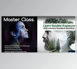Download Learn to Create A Double Exposure Digital & Concept Art | Adobe Photoshop Master Class