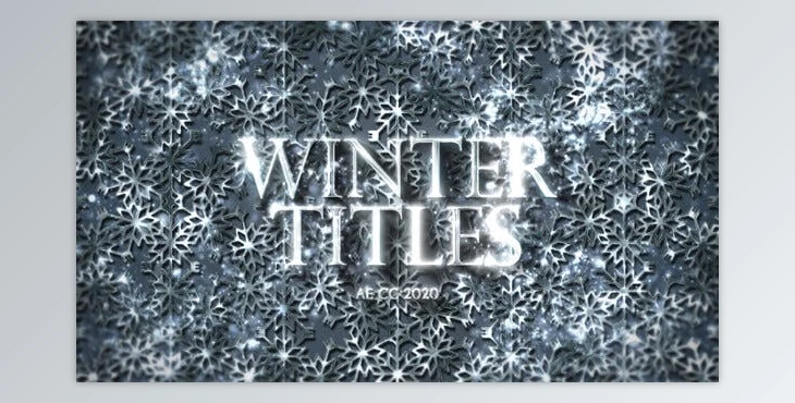 Download Luxury Winter Titles (Videohive 42745670) - AE Project