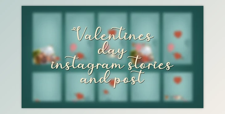 Download Valentines day instagram stories and post (Videohive 42802024) - AE Project