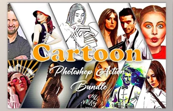 Download Cartoon Photoshop Action <span class='badge badge-warning'>Bundle</span> <span class='badge badge-warning'>CreativeMarket</span> - 10998631