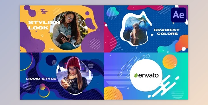 Download Colorful Liquid Slideshow | After Effects (Videohive 33279274) - AE Project