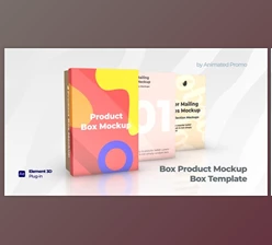 Download Box Product Mockup - Shoes Box Template (Videohive 33273846) - AE Project