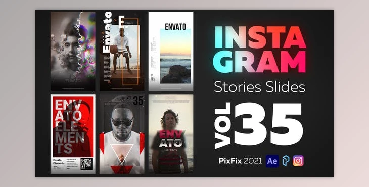 Download Instagram Stories Slides Vol. 35 (Videohive 33257158) - AE Project