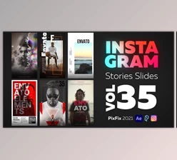 Download Instagram Stories Slides Vol. 35 (Videohive 33257158) - AE Project