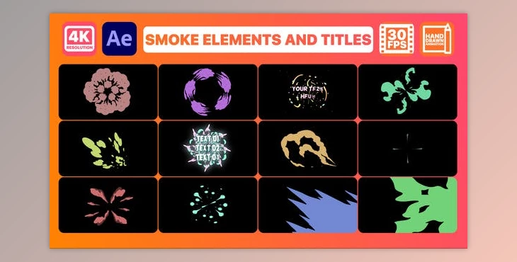 Download Smoke Pack 02 and Titles | After Effects (Videohive 33274119) - AE Project