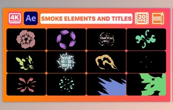 Download Smoke <span class='badge badge-warning'>Pack</span> <span class='badge badge-warning'>02</span> and Titles | After Effects (Videohive 33274119) - AE Project