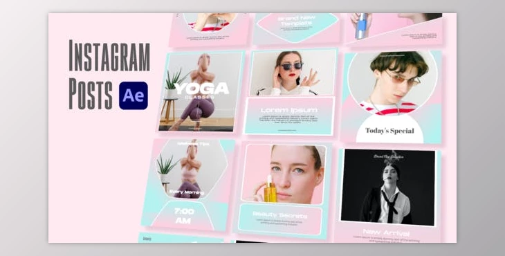 Download Instagram Posts (Videohive 33245463) - AE Project