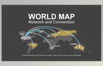 Download <span class='badge badge-warning'>World</span> <span class='badge badge-warning'>Map</span> – Network Connection (<span class='badge badge-warning'>Videohive</span> 40506805) - AE <span class='badge badge-warning'>Project</span>