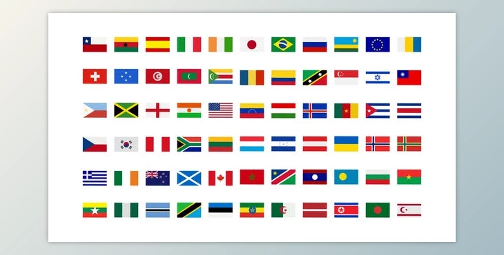 Download 250+ Country Flags Icons (Videohive 33208277) - AE Project