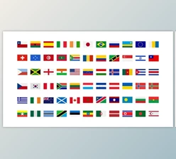 Download 250+ Country Flags Icons (Videohive 33208277) - AE Project