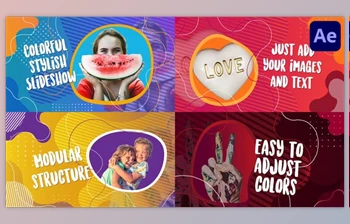 Download Colorful Stylish Slideshow | After Effects (Videohive <span class='badge badge-warning'>33263923</span>) - AE Project