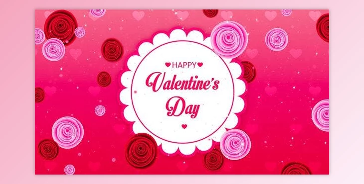 Download Circle Motion Flowers Style Valentines Day Slideshow (Videohive 42799522) - AE Project