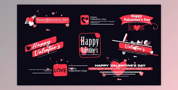 Download Valentine’s Lower Thirds (Videohive 42887185) - AE Project