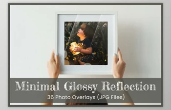 Download 36 Minimal <span class='badge badge-warning'>Glossy</span> Reflection Photoshop
