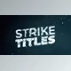Download Action Strike Titles (Videohive 39052385) - AE Project