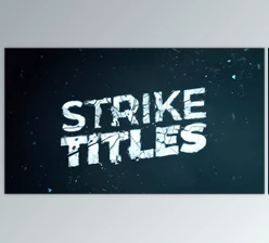 Download Action Strike Titles (Videohive 39052385) - AE Project
