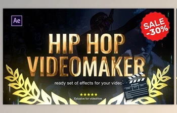 Download <span class='badge badge-warning'>Hip</span> <span class='badge badge-warning'>Hop</span> Music Video Editor 2.0 (Videohive 23834304) - AE Project