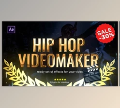 Download Hip Hop Music Video Editor 2.0 (Videohive 23834304) - AE Project