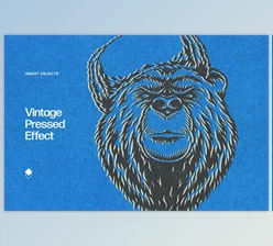 Download Vintage Pressed Cardboard Effect