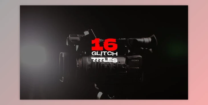 Download Minimal Glitch Titles (Videohive 42680873) - AE Project