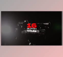 Download Minimal Glitch Titles (Videohive 42680873) - AE Project